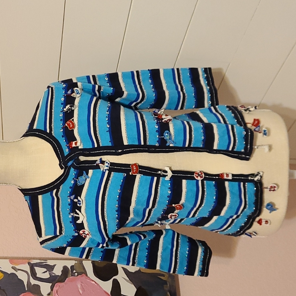 Vintage Nautical theme sweater